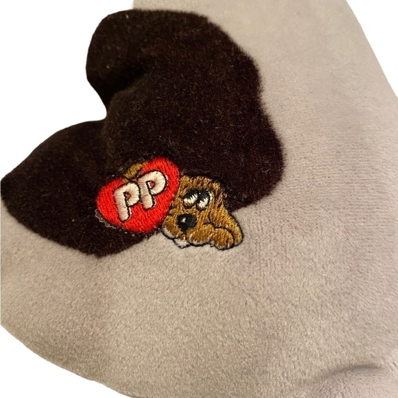 Pound Puppies Plush Puppy Dog Gray With Brown Spots Vintage 1985 Tonka - Picture 3 of 12